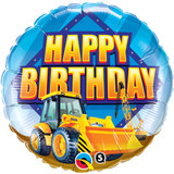 18 inch Birthday Construction Zone Foil Balloon (1)