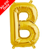 16 inch Gold Letter B Foil Balloon (1)