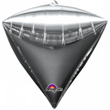 17" Diamondz Silver Foil Balloon (1) - UNPACKAGED
