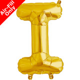 16 inch Gold Letter I Foil Balloon (1)