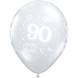 11 inch 90-A-Round Clear Latex Balloons (25)