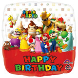 18 inch Super Mario Happy Birthday Foil Balloon (1)