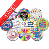 18 inch Message Foil Pack (50 Balloons)