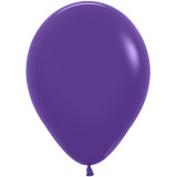 A 12" violet purple balloon made by Sempertex.