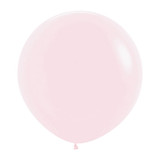24" Pastel Matte Pink Sempertex Latex Balloons (3)