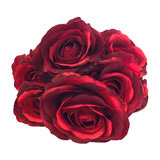 50cm Red Rose Bunch - 7 Heads (1)