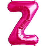 34 inch Magenta Letter Z Foil Balloon (1)