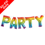 PARTY - 14 inch Rainbow Balloon Banner Pack (1)