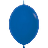 12" Fashion Royal Blue Link-O-Loon Latex Balloons (50)