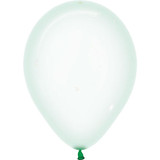 12" Crystal Pastel Green Sempertex Latex Balloons (50)