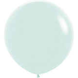3ft Pastel Matte Green Sempertex Latex Balloons (2)