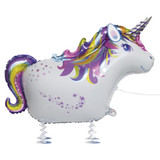 34 inch Unicorn Walking Pet Foil Balloon (1)