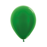 5" Metallic Green Sempertex Latex Balloons (100)