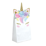 Unicorn Baby Pastel Paper Treat Bags (8)