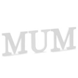 MUM - White Wooden Letter Pack (1)
