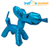 13 inch Blue Balloon Dog Soft Toy (1)