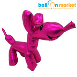 13 inch Pink Balloon Dog Soft Toy (1)