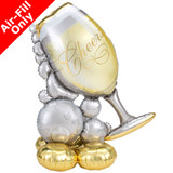 51 inch Bubbly Wine Glass Airloonz Foil Balloon (1)