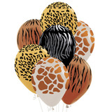 12 inch Animal Print Latex Balloons (25)