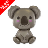 12 inch Koala Foil Balloon (1) - UNPACKAGED