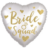 18 inch Bride Squad Gold Satin Luxe Foil Balloon (1)