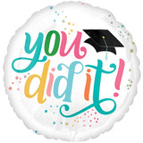 18 inch Grad You Did It! Foil Balloon (1)