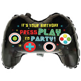 36 inch It's Your Birthday Game Controller Foil Balloon (1)