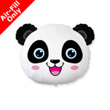 9 inch Panda Head Foil Balloon (1) - UNPACKAGED