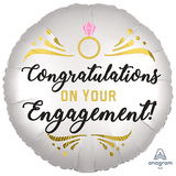 18 inch Congratulations Engagement Satin Foil Balloon (1)