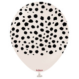 12 inch Safari Cheetah White Sand Kalisan Latex Balloons (25)