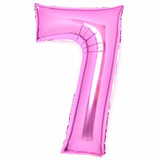 34 inch Amscan Pink Number 7 Foil Balloon (1)