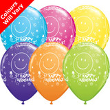 11 inch Retirement! Smile Tropical Assortment Latex Balloon