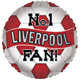 18 inch No.1 Football Fan Liverpool Foil Balloon (1)