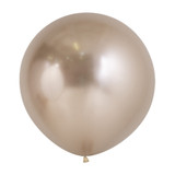 24" Reflex Champagne Sempertex Latex Balloons (3)