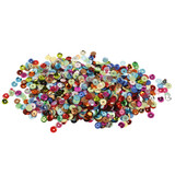 6mm Assorted Colour Semi-Cupped Sequins - 10g (1)