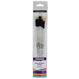 Graduate Natural White Bristle Art Brush Set (5)