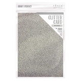 A4 Silver Screen Glitter Card Sheets (5)