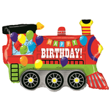 37 inch Birthday Party Train Foil Balloon (1)