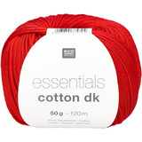 Rico Essentials Red Cotton Yarn Ball - 50g (1)