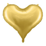 30 inch Gold Satin Heart Foil Balloon (1)