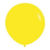 24" Fashion Yellow Sempertex Latex Balloons (3)