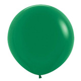 24" Fashion Forest Green Sempertex Latex Balloons (3)