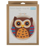 Owl Punch Needle Hoop Kit (1)