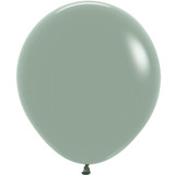 18" Pastel Dusk Laurel Green Sempertex Latex Balloons (25)