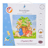 Peter Rabbit & Flopsy Rabbit Flower Pot Crystal Art Kit (1)
