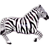 42 inch Black Zebra Foil Balloon (1)