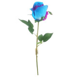 54cm Velvet Touch Blue & Purple Rainbow Rosebud Pick (1)