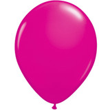 11" Fashion Wild Berry Latex Balloons (6)