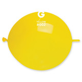 13" Standard Yellow Gemar G-Link Latex Balloons (50)