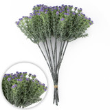 32cm Purple Wild Gypsophila Bunch - 10 stems (1)